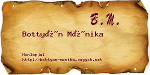 Bottyán Mónika névjegykártya