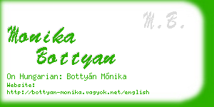 monika bottyan business card